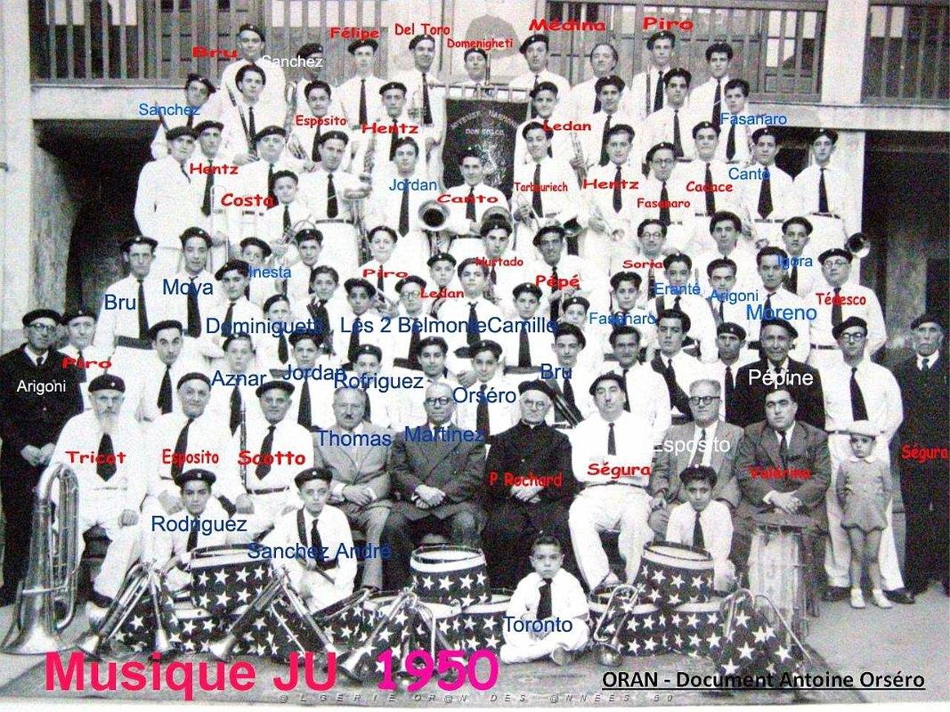 Oran- SDV- 7080- cour du patronage ju -st cecicle nov 1950 oran .jpg